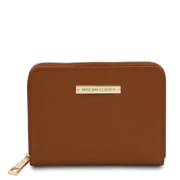 Leda Exclusive zip around leather wallet