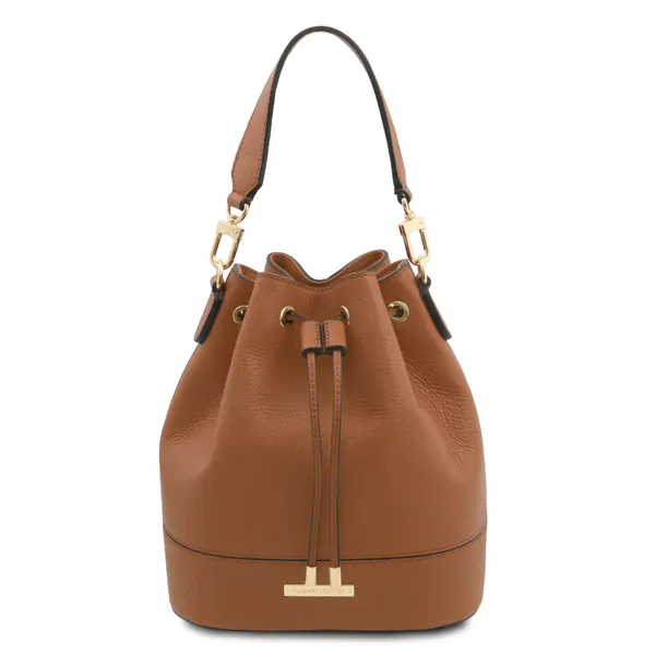 TL Bag Leather bucket bag