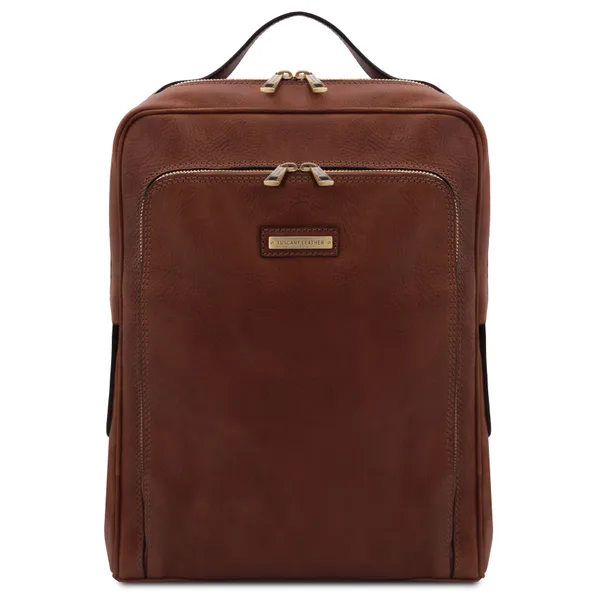 Bangkok Leather laptop backpack