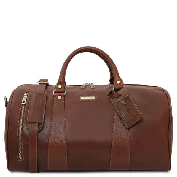 TL Voyager Travel leather duffle bag - Large size