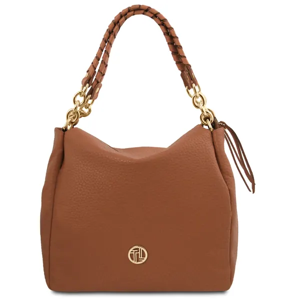 Amy Soft leather shopping bag