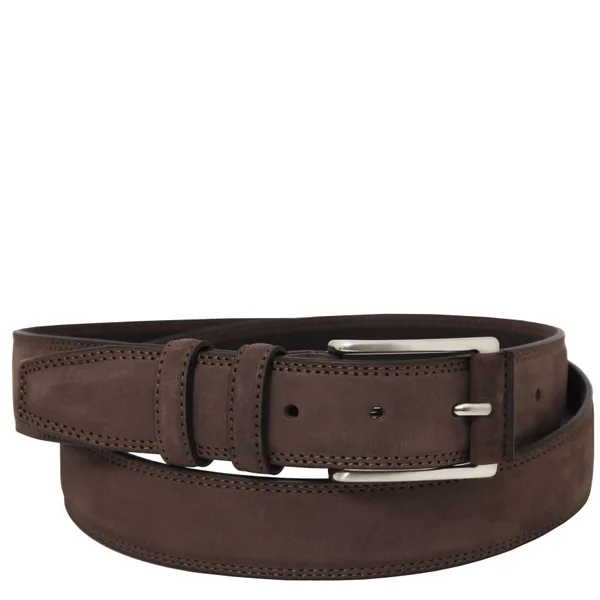 Elegant nubuck leather belt 35mm - 95 cm