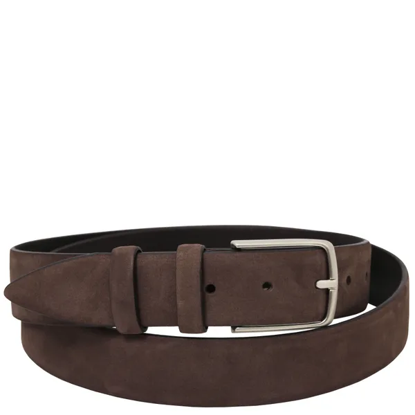 Elegant nubuck leather belt 35mm - 95 cm