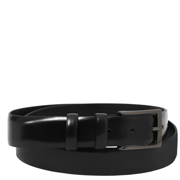 Elegant brushed leather belt 35mm - 95 cm