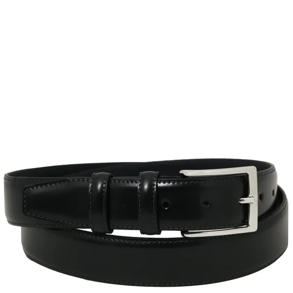 Elegant brushed leather belt 35mm - 95 cm