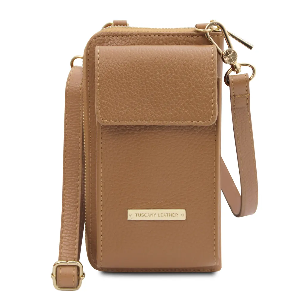 TL Bag Leather wallet/phone holder with strap