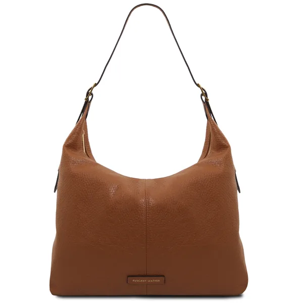 Plenia Leather shopping bag