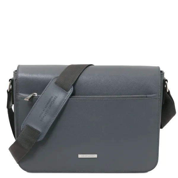 Messenger Saffiano leather messenger bag