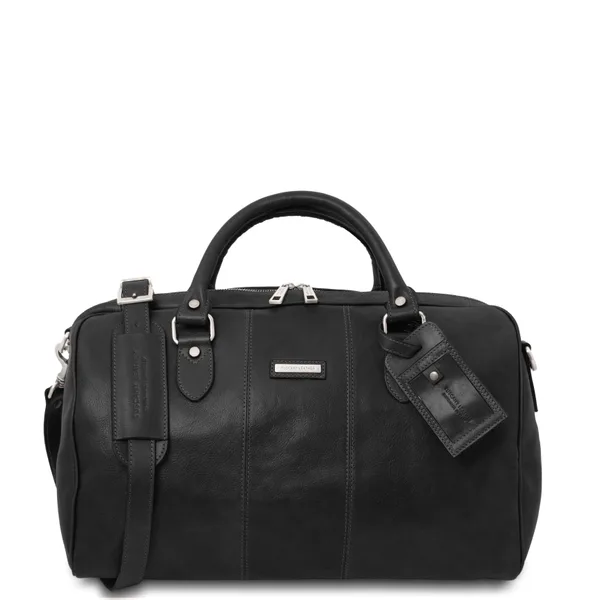 Lisbona Travel leather duffle bag - Small size