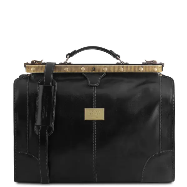 Madrid Gladstone Leather Bag - Small size