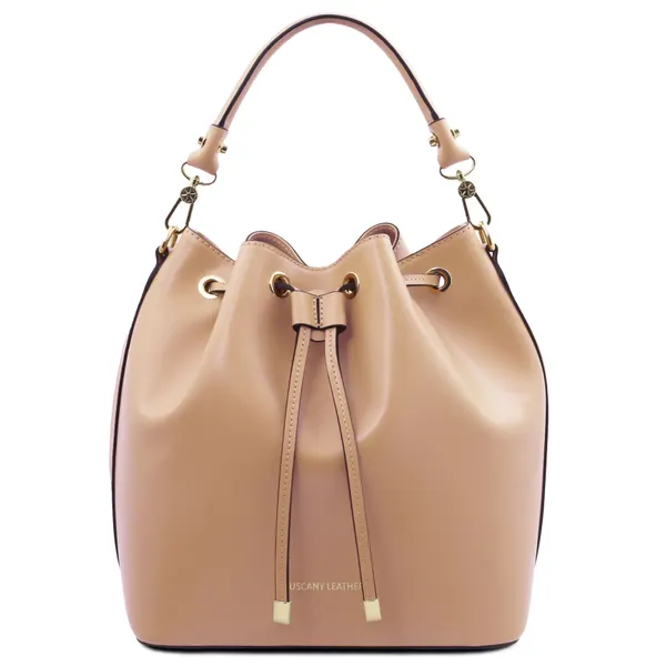 Vittoria Leather bucket bag