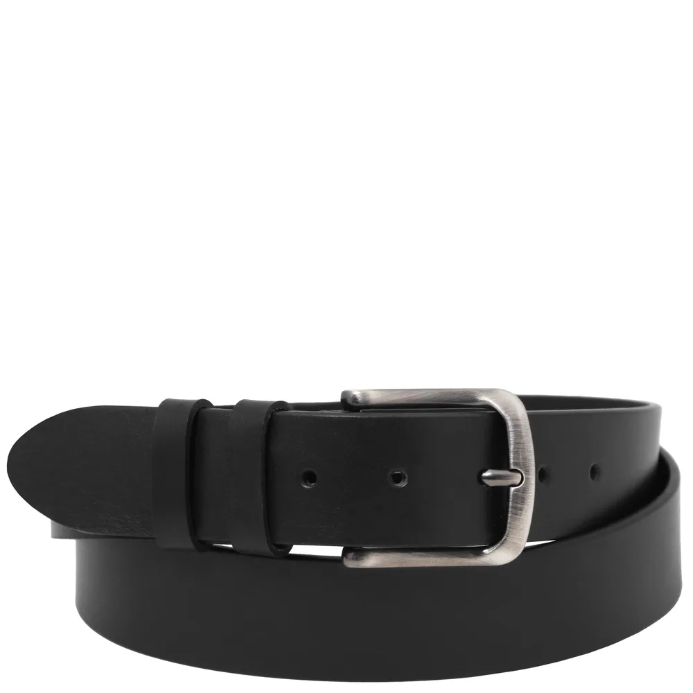 Handcrafted leather belt 40mm for jeans - 100 cm
