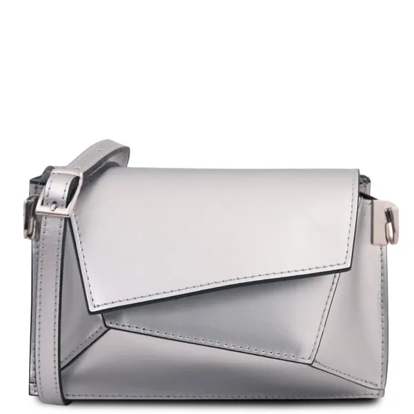 TL Bag Metallic leather shoulder bag