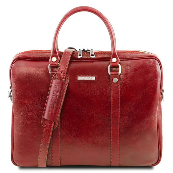 Prato Exclusive leather laptop case