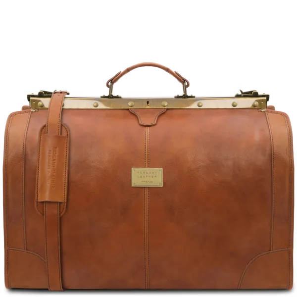 Madrid Gladstone Leather Bag - Large size