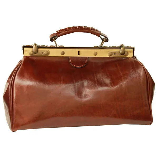 Leather Zipper Bag
