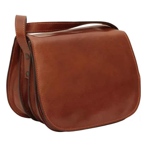 Women's shoulder bag in full grain calfskin